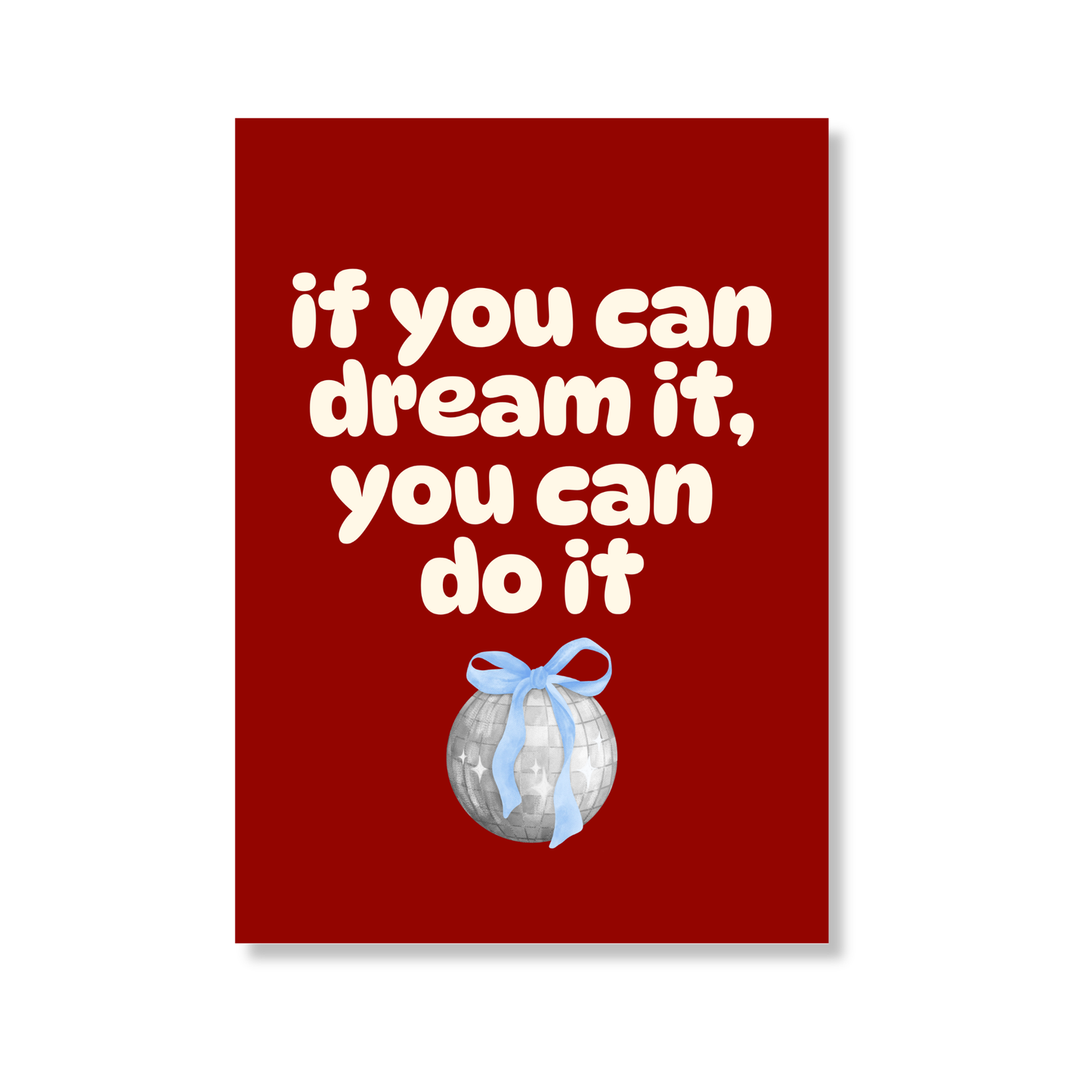 Ansichtkaart If you can dream it, you can do it