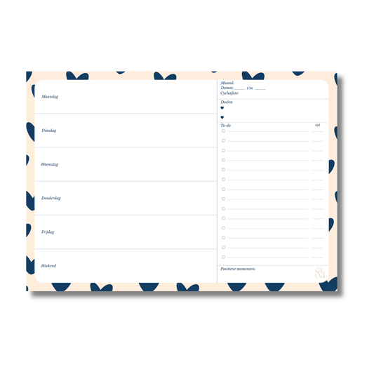Bureau Weekplanner A4