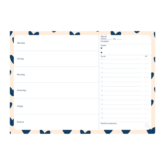 Bureau Weekplanner A4