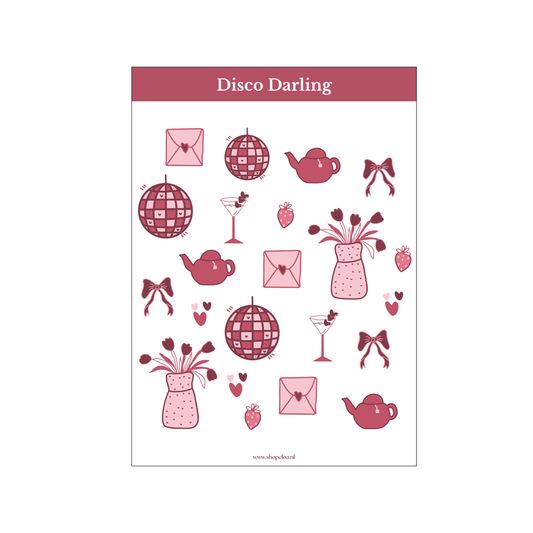 Disco Darling stickervel