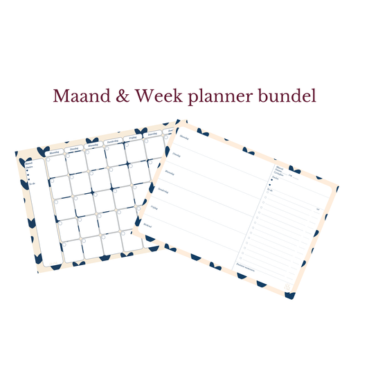 Plannersbundel Maand & Week ongedateerd