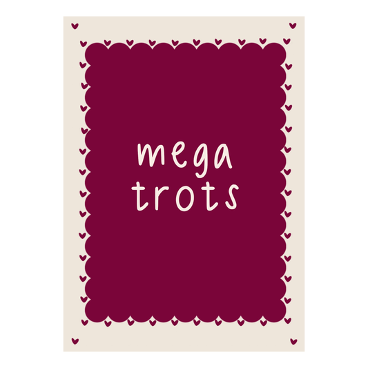 Wenskaart Mega Trots Bordeaux