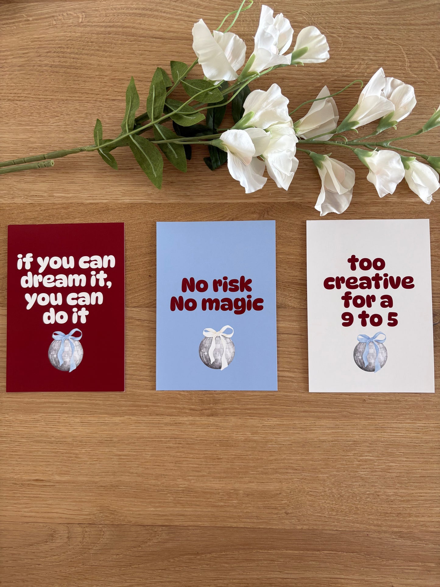 Ansichtkaart No risk No magic