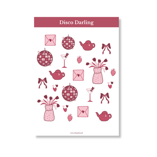 Oepsie Stickervel Disco Darling